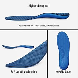 Walkhero Plantar Fasciitis Insoles, High Arch