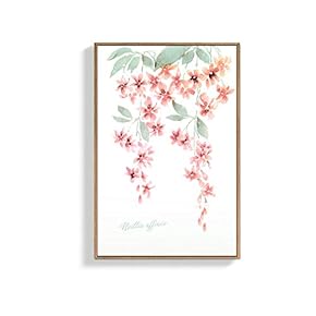 Framed Canvas Wall Art for Living Room, Bedroom Fruits in Fence Canvas Prints for Home Decoration Ready to Hanging - 16x24 inches