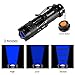 Souyos 3 Pcs Red Green Blue Light LED Flashlight,7W Zoomable Red Green Hunting Light Blue Flashlight,3 Modes Tactical Torch Light for Fishing,Tracking Blood,Detect,Night Vision,Coral