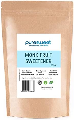 Puresweet Zero Calorie Sweetener 235g, Natural, No Bitter Aftertaste, Diabetic Friendly