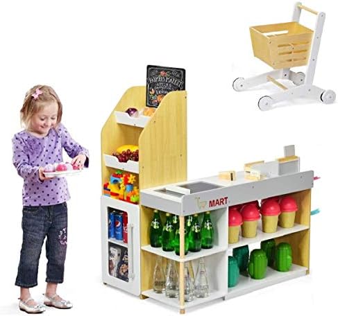 wooden grocery store playset