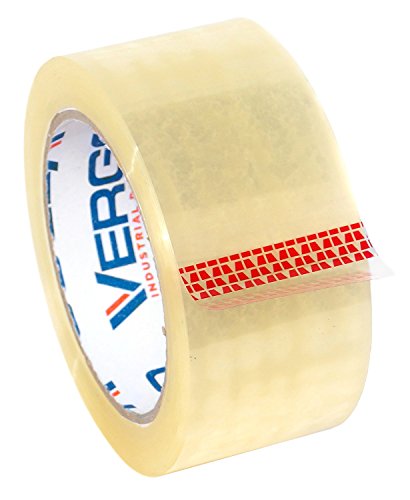 Vergo Industrial Heavy Duty Clear Packing Tape 2.7mil for Moving Packaging Shipping and Office (36 PACK)