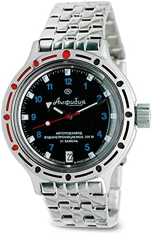 Amazon.com: Vostok Original Mens Watch Amphibia 13004V Mechanical