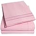 1500 Supreme Collection Queen Sheet Sets Pink - Luxury Hotel Bed Sheets and Pillowcase Set for Queen Mattress - Extra Soft, Elastic Corner Straps, Deep Pocket Sheets, Queen Pink