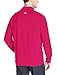 adidas Men's Golf 3-Stripes 1/4 Zip Layering Top, Unity Pink F, Medium