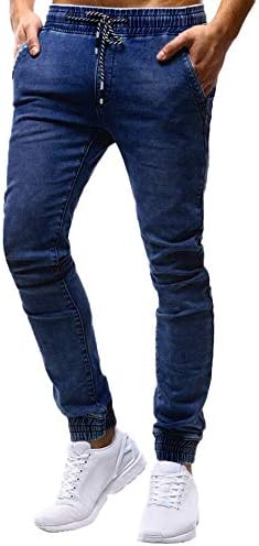 IZHH Men's Jogg Pants Casual Pants Sweatpants Tracksuit Pants Fitness Jeans Chino Work Pants Drawstring Pants Slim Fit Trousers