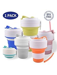 Dalebox   Taza de viaje de silicona plegable con t