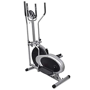 AYNEFY Elliptical Machine, Orbitrac Elliptical Trainer Exercise Bike Cross Trainer Spinning Bike Treadmill, Large LCD Display, Load Bearing 100KG