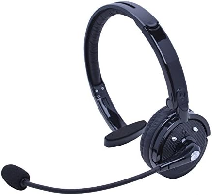 Bluetooth headset ,VRunow Over-the-Head Noise Canceling Wireless Bluetooth Headphones With Mic Handsfree Calling for iPhone and Android Smartphones - Super Light Weight for Truck Driver