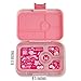 YUMBOX TAPAS Larger Size Leakproof Bento lunch box for Adults, Teens & Pre-teens. Over 4 cups food volume. (Amalfi Pink)