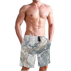 Aluy's boutique Men's Summer Cool Swim Trunks Quick