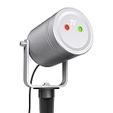 TaoTronics TT-SL209 Christmas Outdoor Light Halloween, Holiday Decoration, Class Ⅲ-A Laser Projector with 6 Automated Patterns, Wireless Remote, IP65 Waterproof, FDA Approved (Red green)