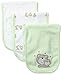 Gerber Unisex-Baby 3-Pack Terry Burp Cloth, Teddy Bear, 18