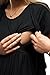 sofsy Soft-Touch Rayon Blend Tie Front Nursing Dress Maternity Fashion Dress