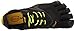 Vibram Men's V Running Shoe, Black/Yellow, 41 EU/8.5-9.0 M US