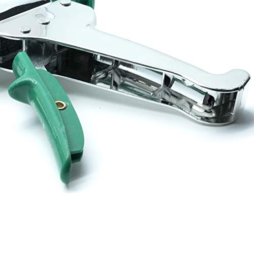 Autoly Caulking Gun Super Smooth Rod Revolving Frame Caulk Gun with Green Comfortable Grip, 1/10 Gallon Cartridge, 10:1 Thrust