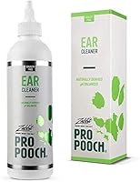 Pro Pooch Dog Ear Cleaner - Drops to Stop Head Shaking, Itchy & Waxy Ears - Vet Recommended, Naturally Derived, Non-Toxic...