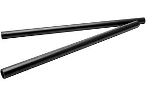 NICEYRIG Aluminum Alloy 12 Inch 15mm Rod with M12 Thread for 15mm Rod Rail Block Support System, Follow Focus, Matte Box - R053