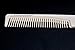 HYOUJIN 615 Ivory White 5 Metal Prong Styling Comb,180℃ Heat Resistant,Gripper Comb Lift Teasing Comb with Stainless Steel Lift for backcombing hair styling