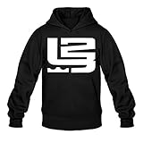 YQUE Men's Lebron 23# James Basketball Player Hoodies Sweatshirt Black