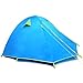 Weanas Professional Backpacking Tent 2 3 4 Person 3 Season Weatherproof Double Layer Large Space Aluminum Rod for Outdoor Family Camping Hunting Hiking Adventure Travel (Azure, 3-4 Person)