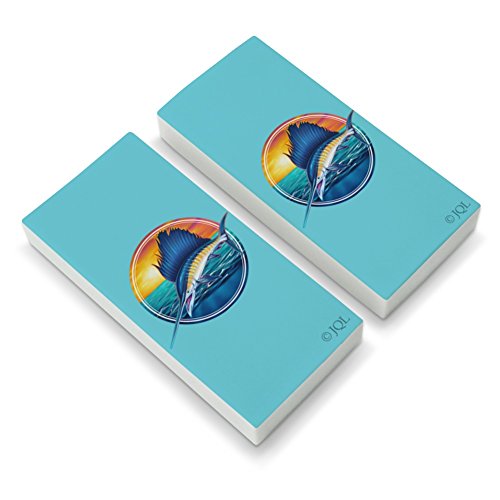 Sailfish Billfish Fishing Deep Sea Sport Eraser Set of 2
