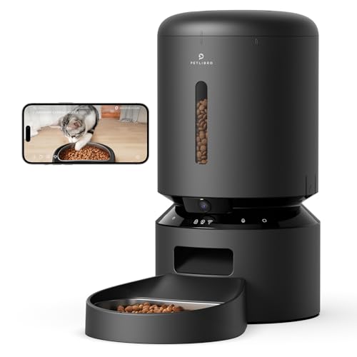 Photo 1 of (camera does not work)(sold for parts) PETLIBRO Automatic Cat Feeder with Camera, 1080P HD Video with Night Vision, 5G WiFi Pet Feeder with 2-Way Audio