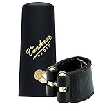 Vandoren LC28P Leather Ligature and Plastic Cap for Tenor Saxophone with 3 Interchangeable Pressure Plates