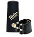 Vandoren LC27P Leather Ligature and Plastic Cap for Alto Sax with 3 Interchangeable Pressure Plates , black