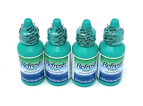Refresh Tears Lubricant Eye Drops - 0.5 fl oz, Pack of 4