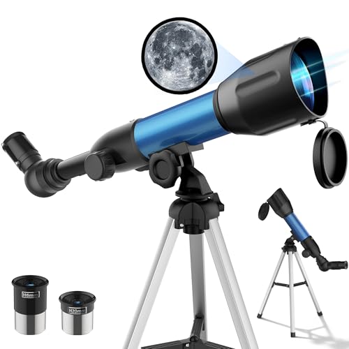 Astronomisches Teleskop Für Kinder, 360/50Mm Hd Refraktor Teleskop Für Einsteiger, Tragbar &Amp; Superklar, Für Himmel- Und Landschaftsbeobachtung, Ideales Bildungsgeschenk
