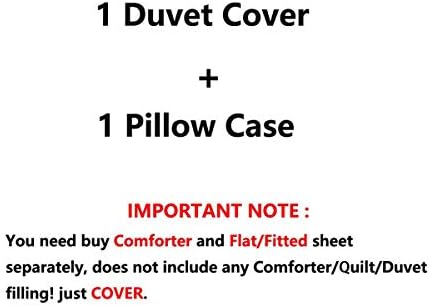 Green and white floral patterned bedding set with light quilt cover.