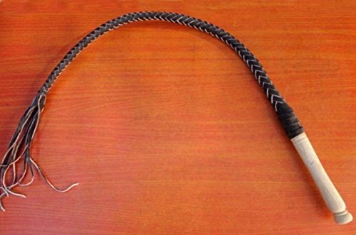 Professional Riding Crop/Horse Whips, Black and White(70 cm)