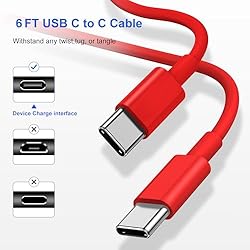 USB C Charger for iPhone 15, 6FT iPhone 15 Pro Max