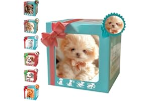 Robot Puppy, Robot Dog - My Realistic Robots Puppy Look Like A Real Dog, Walking, Barking, Tail Wagging (Beige)