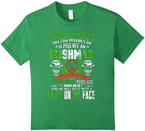 Kids Irishman - Saint Patrick's day t shirt 12 Grass