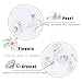Unicra Bride Long Wedding Hair Vines Crystal Bridal Headpieces Wedding Hair Pieces Accessories for Women and Girls (Silver)