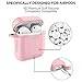 Airpods Case, Airpods Accessories Set,9 in 1 Protective Silicone Cover and Skin Compatible Apple Airpods with Anti-Lost Airpods Strap,Airpods Ear Hook/Watch Band Holder/Keychain/Headset Box (PINK NEW)thumb 1