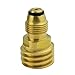 onlyfire Universal Fit Propane Tank Adapters - Converts LP Tank POL Service Valve to QCC1 (Type 1) Outlet