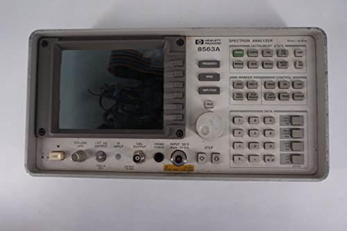 Keysight Agilent 8563A Front Panel with Connector