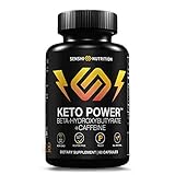 Exogenous Ketones - Keto Power Capsules - BHB Keto Diet Supplement with Caffeine - BHB Salts to Enhance Performance, Kickstart Ketosis, Increase Focus, Burn Fat for Energy - Beta-Hydroxybutyrates