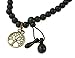 PURPLE WHALE 8mm 108 Black Wood Beads Tibet Buddhist Prayer Mala Necklace - 230A …