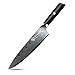 LEVINCHY 4.5 inch Damascus Steak Knife Set 4 Pieces, Professional Japanese Damascus Stainless Steel with PAKKA Wood Handle, Superb Edge Retention, Stain & Corrosion Resistant