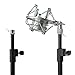 Foto&Tech Metal Adapter 5/8-Inch Male to 3/8-Inch Female Mic Screw for Mic Microphone Stand (x1)