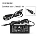 19V 3.16A 60W AC Adapter for Samsung AD-6019R 0335A1960 CPA09-004A NP-NF310 R540 R530 R580 R440 R480 QX410 Q430 P560 R580I R580E R540E R540 R440I R480I R430I P560I Q430H R530CE Power Supply Cord
