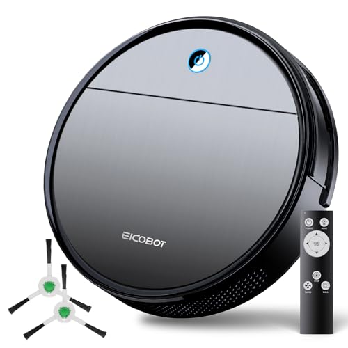 EICOBOT Robot Vacuum Cleaner, 2300Pa Strong Suction Power, Tangle-Free,  Slim, Quiet, 120 Mins Runtime, Auto Se