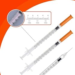 U-100 Insnlin Syringe,31G 5/16" 8mm 1cc Syringe