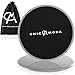 CHICMODA Gliding Discs Core Sliders, Dual Sided Disks Fitness Equipment for Abdominal, Home Exercises to Strengthen Core, Glutes, and Abs, Used on Carpet or Hard Floors with Carry Bag,Grey