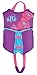 Full Throttle Child Hinged Rapid-Dry Flex-Back Vest, Purple/Pink