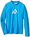 Kanu Surf girls Keri Upf 50+ Long Sleeve Rashguard rash guard shirts, Blue, 14-16 US